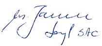  Ks. Janusz Dyl - faksymile podpisu 
