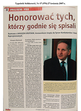 Janusz Krupski- publikacje