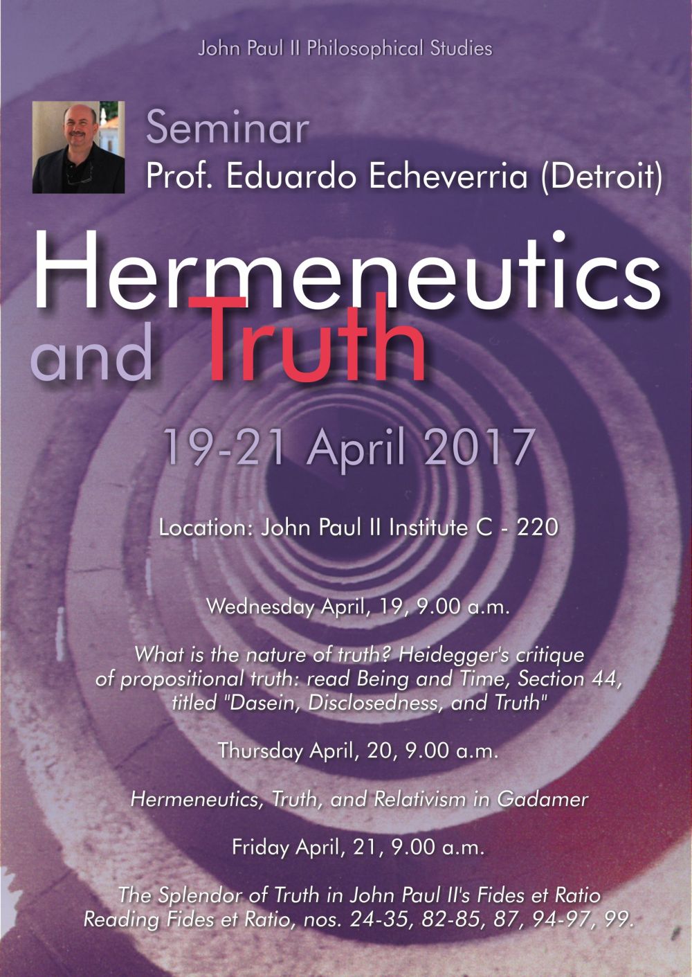 seminarium Hermeneutics