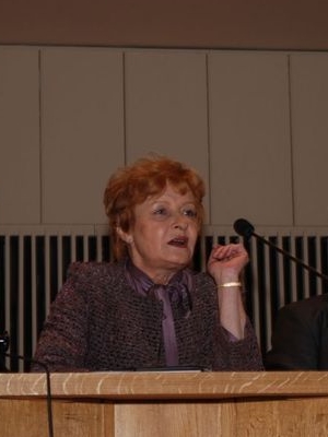 Prof. Zyta Gilowska podczas XIX Tygodnia Ekonomicznego KUL (2009)