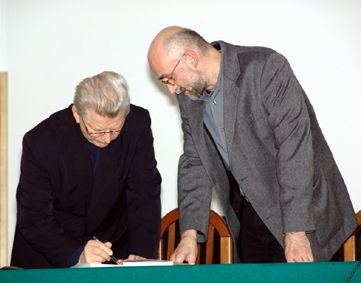 Ks. prof. dr hab. Augustyn Eckmann i Dr hab. Piotr Francuz Ks. prof. dr hab. Augustyn Eckmann i Dr hab. Piotr Francuz