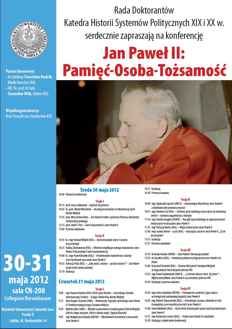 Jan Paweł II plakat