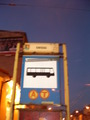 Przystanek na ul. Kunickiego, podczas nocnej wycieczki trolejbusem po Lublinie.

Haltestelle an der Kunickiegostr.