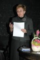 Dr Jeziorkowska-Polakowska odczytała obszerną listę osób wspierających ją moralnie podczas pisania.