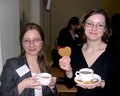 Ilość wypitej kawy przez dwie doktorantki IBE/KUL - mgr Natalię Czaję i mgr Sylwię Pikulę -  zadziwiła organizatorów.