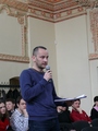 Dr Mariusz Koper (KUL) podczas dyskusji.