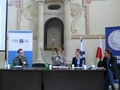 Uczestnicy ostatniego panelu: dr Kopciowski(UMCS),  prof. Adamczyk-Garbowska (UMCS), mgr Weronika Litwin (FODŻ) orasz moderator – dr Feduszka.
