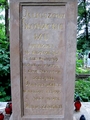Krzemieniec. Symboliczny nagrobek poety Juliusza Słowackiego ("spoczął" na Wawelu).