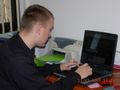 Marek Sawa - administrator czatu internetowego z odbiorcami transmisji