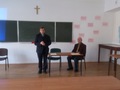 od lewej: ks. prof. dr hab. M. Nowak i prof. dr hab. R. Szkrzyniarz