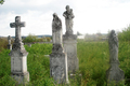 Nagrobki na cmentarzu w Bruśnie Starym