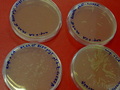 Płytki agarowe z bakteriami E.coli