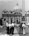 Pobyt w Rzymie, wycieczka do Włoch organizowana przez KUL.  Lata 70 - te XX wieku.