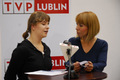 Marta Pietrasiewicz TVP Lublin z uczestniczką projektu