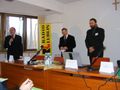 Doba reform otwarta: prof. Józef Fert (Prorektor KUL),  Krzysztof Babisz (Kurator Oświaty w Lublinie), prof. Sławomir Jacek Żurek (KUL)