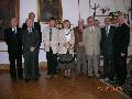 Spotkanie władz WNH z zespołem oceniającym Instytut Historii - salony rektorskie, 9 maja 2006
