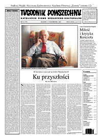  'Tygodnik Powszechny', nr 412 (2779), 13.X'2002 - listy przyjaciół... 