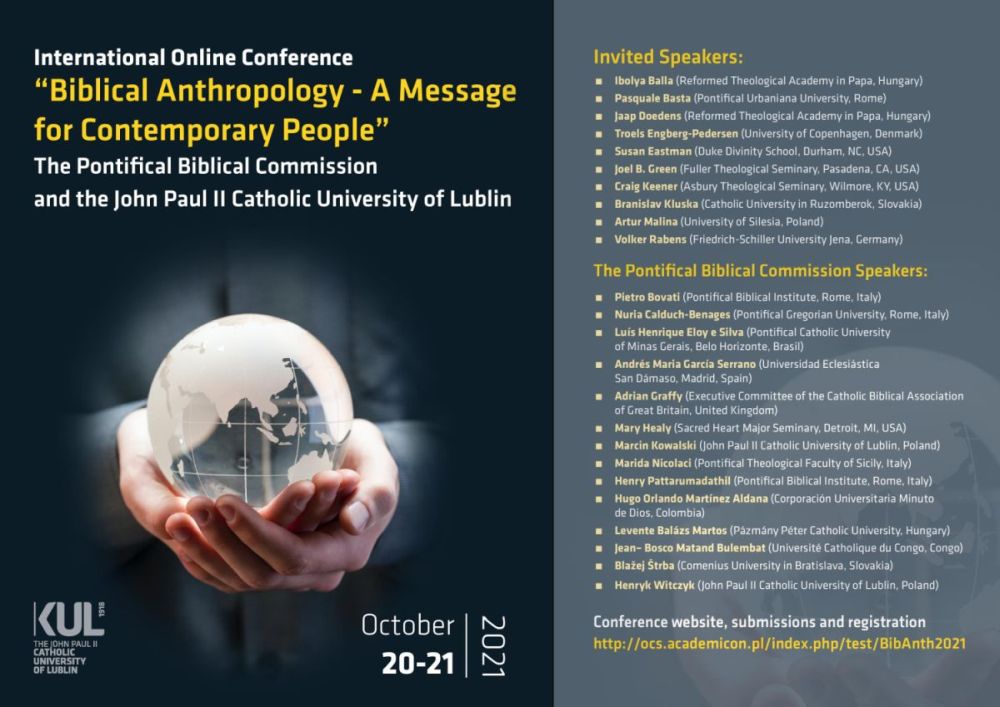 Konferencja „Biblical Anthropology - A Message for Contemporary People"
