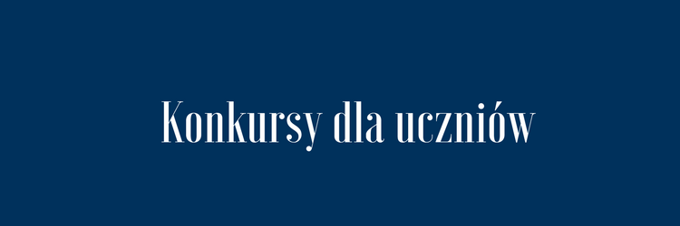 konkursy dla uczniów