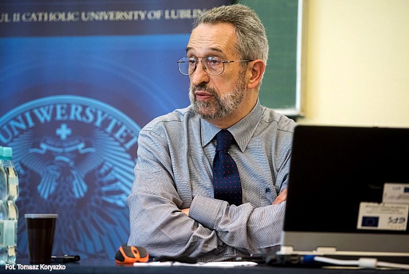 20.05.2015 - Debaty Dyplomatyczne KUL - spotkanie z Eugeniuszem Smolarem z Centrum Stosunków Międzynarodowych