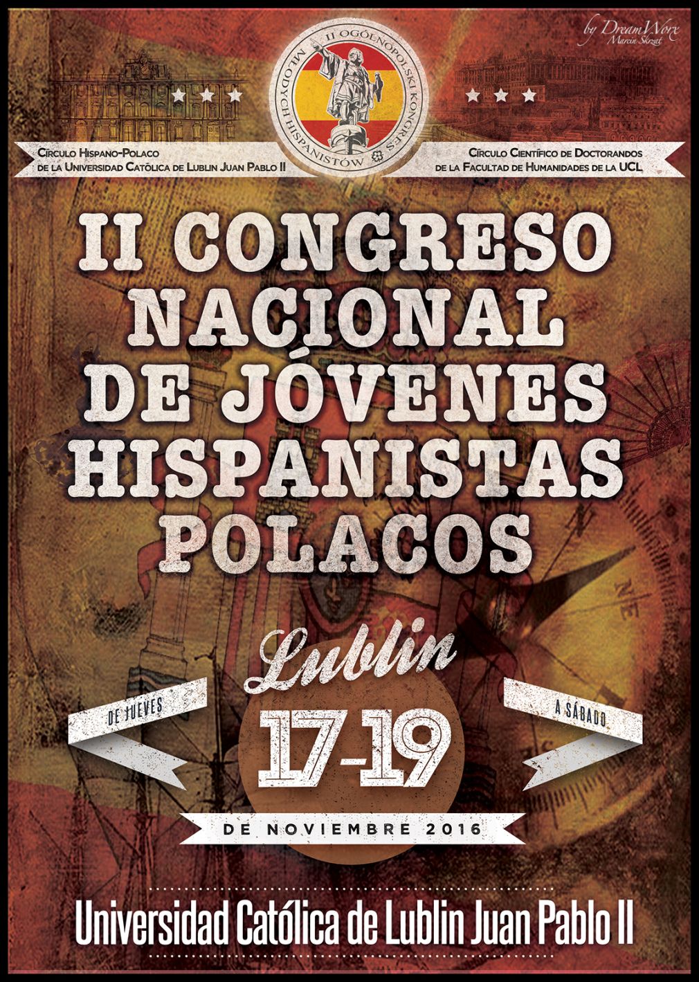 plakat II Kongres Hispanistów