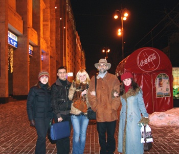  Tatiana, Ivan, Inna i Jana - studenci i doktoranci Uniwersytetu Szewczenki