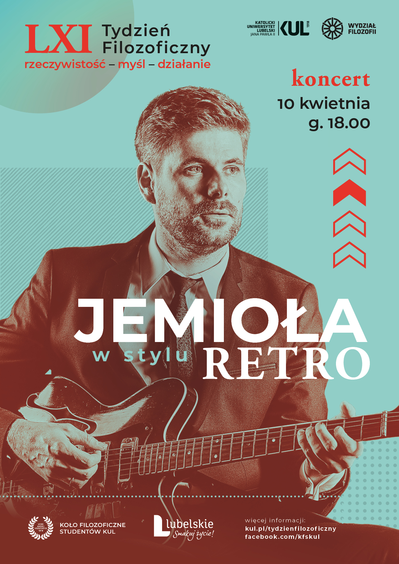 Jemioła w stylu retro