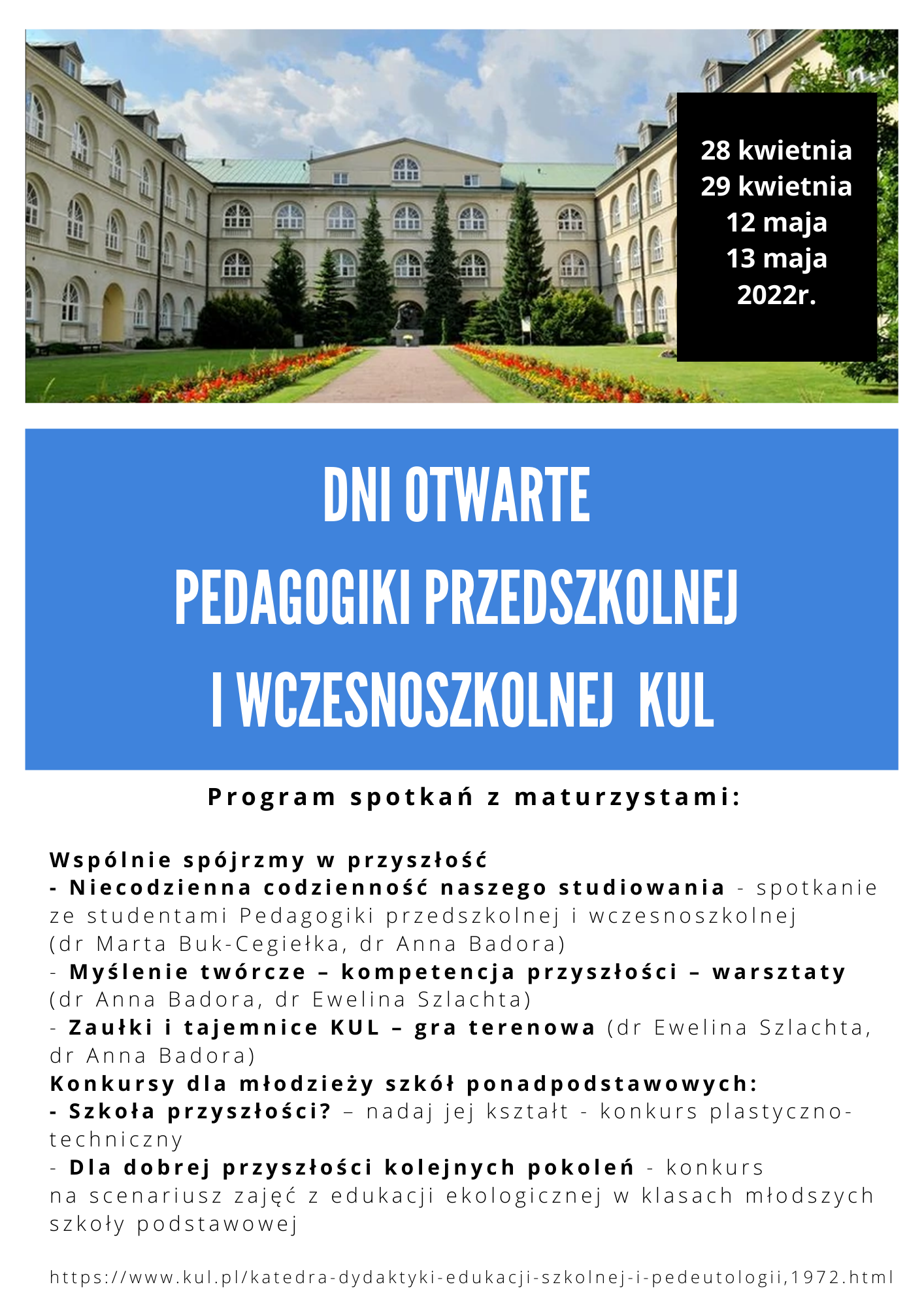 plakat_pedagogika_przeszkolna_i_wczesnoszkolna