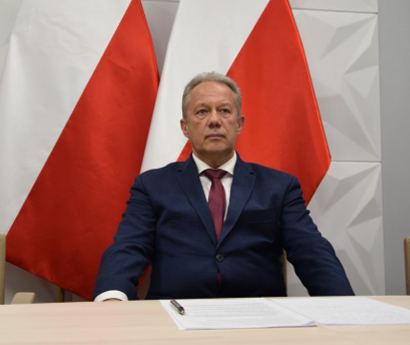 Prof. Jacek Gołębiowski, wideokonferencja, fot. Instytut Rozwoju Języka Polskiego im. św. Maksymiliana Marii Kolbego