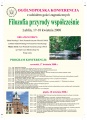 Filozofia przyrody współcześnie - program w pliku pdf Filozofia przyrody współcześnie - program w pliku pdf