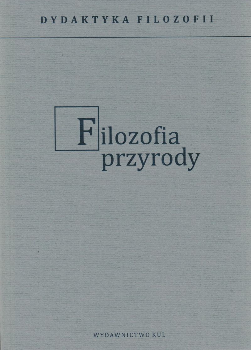 Dydaktyka filozofii. Filozofia przyrody