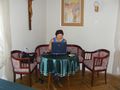 Elżbieta Żurek w salonie Rektora KUL skrzętnie notowała lapsusy językowe uczestników seminarium.