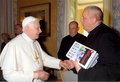 Podczas audiencji Ojcu Świętemu zostały przekazane: Obraz MB Gieczwałckiej oraz publikacje naukowe z zakresu pedagogiki resocjalizacyjnej, teologii fundamentalnej i kryminologii, w tym książka prof. Brunona Hołysta „Terroryzm” z jego osobistym listem do Papieża. Ojciec Święty Benedykt XVI podjął również tematykę związaną z terroryzmem, wyrażając podziękowanie prof. Hołystowi za jego książkę i udzielając mu swego błogosławieństwa.