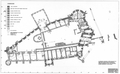 oraz plan badanego obiektu (plan zamku w Janowcu z zaznaczoną chronologią powstawania obiektu), by skonfrontować rzeczywiste możliwości użycia sprzętu badawczego w zaplanowanych miejscach prowadzenia badań