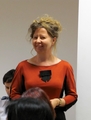 Dr Justyna Iskra, przedstawicielka psychologii i kurator Koła Naukowego Studentów MISH w bieżącym roku akademickim.