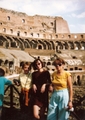 Rzym. Colosseum. Renata Niewczas, Beata Giergisiewicz, Janka Kujawska