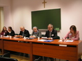Sesja 2: Religious Culture of Medieval East-Cental Europe. Z prawej sekretarz - dr Agnieszka Januszek