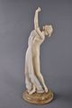 Ernest Seger (1884-1937), Statuetka młodej kobiety, XIX/XX w., kość słoniowa, marmur kararyjski, alabaster, fot. I. Marciszuk