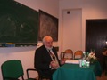 Dr Stanisław Michałowski w trakcie wygłaszania referatu