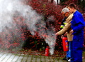 Ćwiczenia przeciwpożarowe pracowników KUL - 09.11.2015 r.
