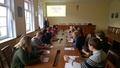 Wizyta studentów z University of Notre Dame na programie edukacyjnym. Tu wykład prowadzony przez dr hab. H. Łaszkiewicza, prof. KUL