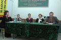 Od lewej: dr Alina Molisak (w stanie uniesienia), dr Anna Jeziorkowska-Polakowska (w stanie depresji badawczej), Małgorzata Mazurek (w stanie osłupienia), prof. Grażyna Tomaszewska (w stanie olśnienia), prof. Feliks Tomaszewski (w stanie umysłowej aktywności)