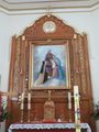 Ołtarz główny w kaplicy domowej sióstr nazaretanek w Komańczy