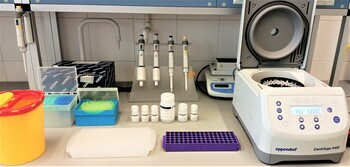 Stanowisko do izolacji glebowego DNA
