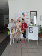 od lewej:I. Gąsiewska, A. Kuszewska, A. Bubiło