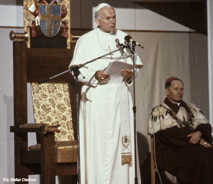 Wizyta Jana Pawła II na KUL - zdjęcia Stefana Ciechana